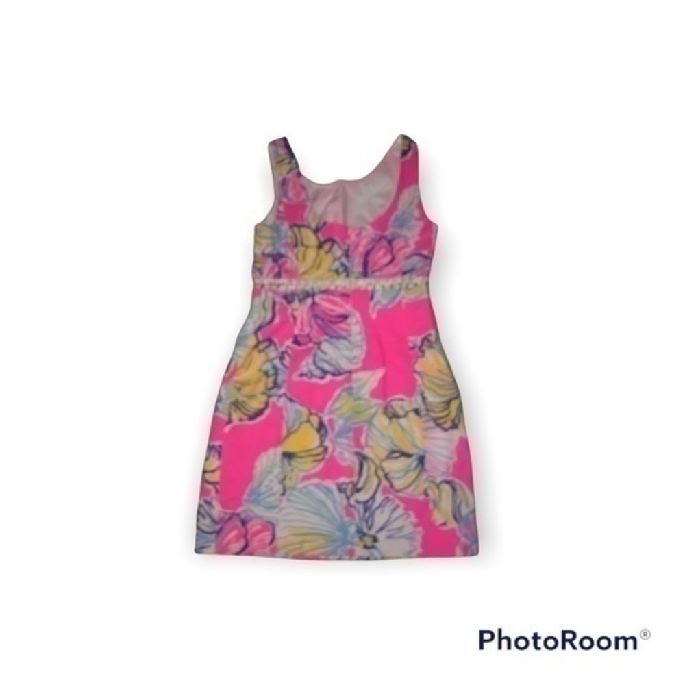 Lilly Pulitzer sleeveless Iggy floral shift dress - Picture 4 of 6
